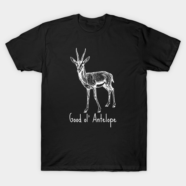 Good Ol Antelope Drawing T-Shirt by SeaStories